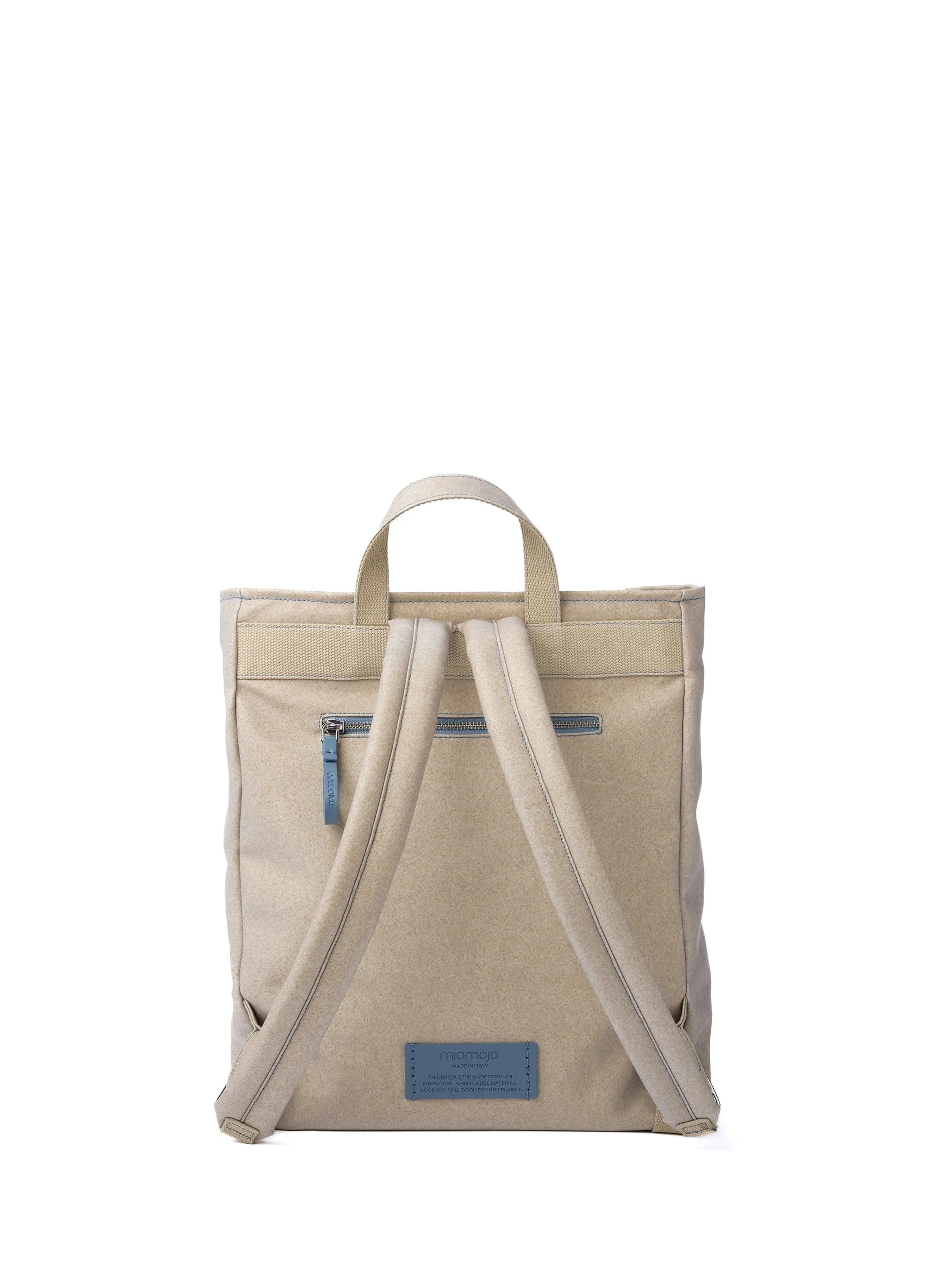 Vittorio Rice Leather Vegan Backpack | Rice