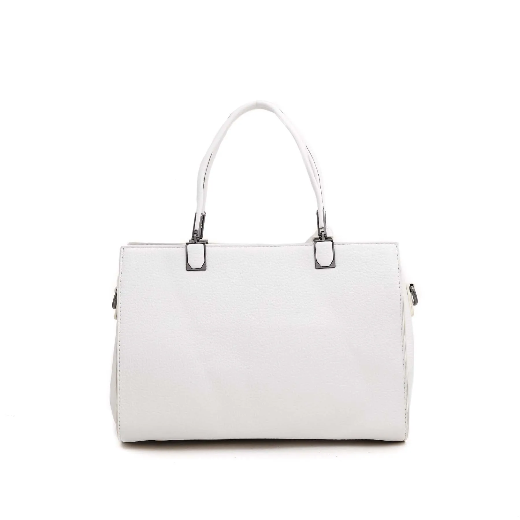 White Formal Hand Bag P35974